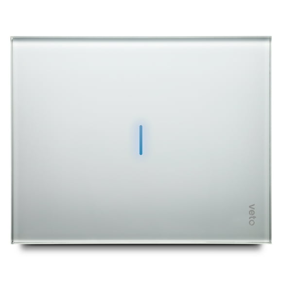 Interruptor Inteligente Simple VETO Wifi L Blanco No requiere de Neutro