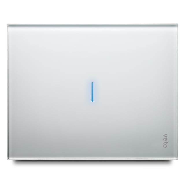 Interruptor Inteligente Simple VETO Wifi L Blanco No requiere de Neutro