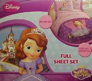 Disney Microfiber Super Soft And Comfortable Sofia The First Full Sheet Set 