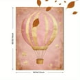 thumbnail image 3 of Pink Gold Hot Air Balloon Canvas Wall Art， Perfect for Living Room， Bedroom， Nursery， Office and Hallway Decoration., 3 of 8