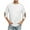 White Tops, variant on Dagegui 3/4 Length Sleeve Shirt for Men Casual Crew Neck Pullover Big and Tall Athletic Tee Comfy Three Quarter Sleeves Tops Army Green M