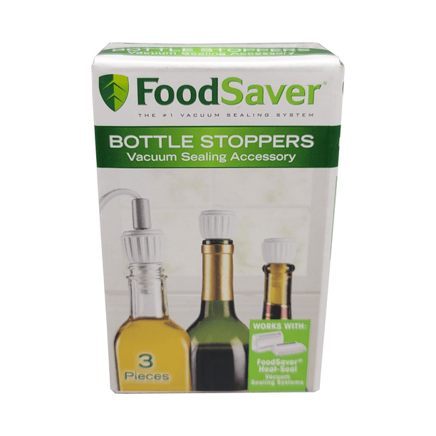 Verlichten kennis manipuleren FoodSaver Bottle Stoppers, 3 Pack - Walmart.com