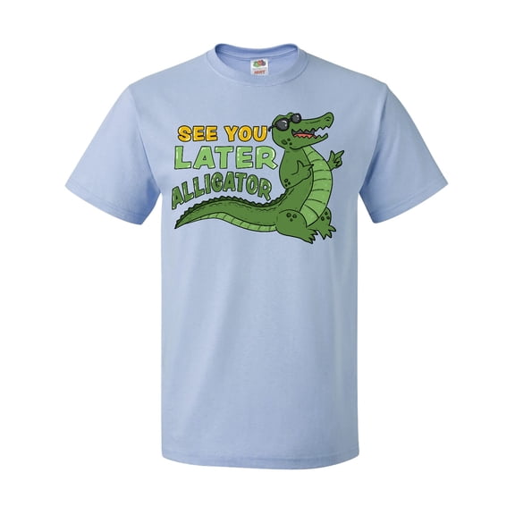 Inktastic See You Later Alligator with Black Sunglasses T-Shirt