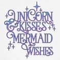 thumbnail image 3 of CafePress - UNICORN KISSES And MERMAID WISHES T Shirt - Light T-Shirt Kids XS-XL, 3 of 4