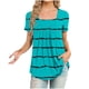 thumbnail image 1 of Fiudx Ofertas Flash Artículos En Oferta Mujer Moda Casual Manga Corta Suelta Camiseta Blusa Tops, 1 of 4