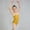 Yellow, variant on Girls Camisole Dance Leotard Sleeveless Ballet Gymnastics Top with Contrast Trim Mint Green,Size 5-6 T