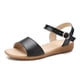 thumbnail image 1 of Sandalias planas con estilo para mujer - ¡Zapatos de suela blanda con punta abierta y correa en el tobillo para mayor comodidad y agarre antideslizante!, 1 of 4