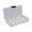 Blue, variant on LAIQIEN Clear Plastic Storage Box 10 Compartment with Sealing Lid Container for Case