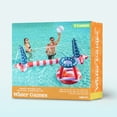 thumbnail image 5 of Joyfy Inflatable Pool Floats Set American Flag Volleyball Net & Basketball Hoops, Summer Swimming Pool Game Toy for Adults & Kids, 5 of 8