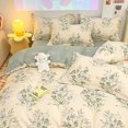 thumbnail image 4 of Floral Comforter Set with Sheet and Pillowcases, Soft Hotel Quality Bedding, Full Queen Size, 4 of 9