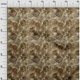 thumbnail image 3 of oneOone Velvet Brown Fabric Abstract Floral Craft Projects Decor Fabric Printed By The Yard 58 Inch Wide, 3 of 4