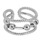 thumbnail image 3 of Anillos de cuentas, anillo de dedo con cuentas giratorias Anillos de cuentas giratorios Anillo de alivio de tensión Ingeniería de precisión, 3 of 14