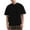 Black, variant on AHTJRT Mens Casual Summer Short Sleeve Drop Shoulder Cut Out Crew Neck Tees Loose Fit Solid TShirts White XL