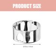 thumbnail image 2 of 1 Pair Heart Rings Couple Rings Adjustable Open Ring Statement Finger Ring, 2 of 7