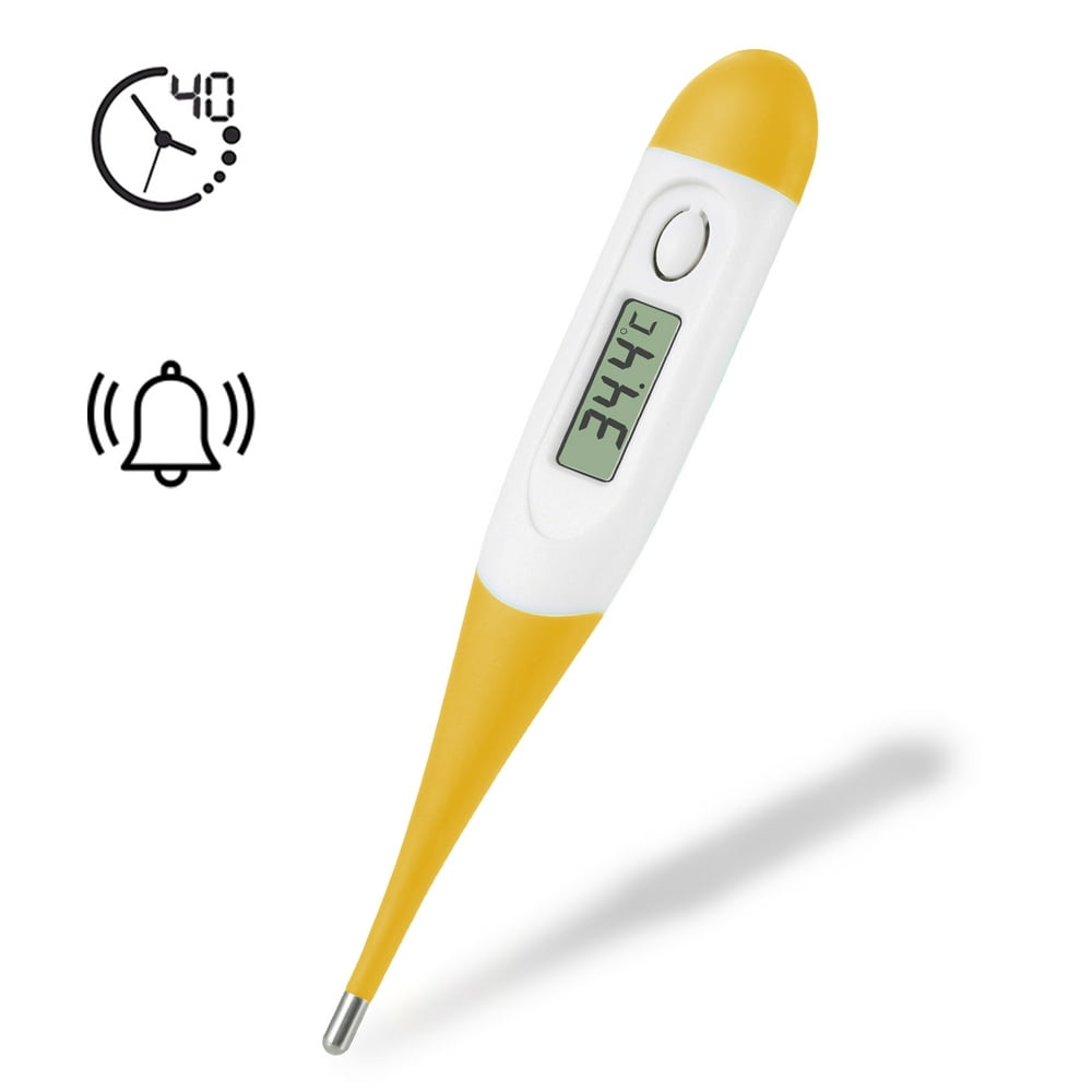 Digital Oral Thermometer for Adult and Kid,Flexible Tip Digital