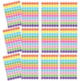 thumbnail image 2 of 20 hojas Pegatinas de puntos Pegatizas redondas coloreadas pegatinas de círculo pequeño pegatinas de etiqueta de punto, 2 of 6
