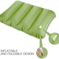 thumbnail image 3 of Inflatable Pillow, Pack of 2 Compressible Pillow Comfortable Blow Up Flocking Napping Pillow Ergonomic Neck & Lumbar Support for Camping Office Travel Car Flight, 3 of 5