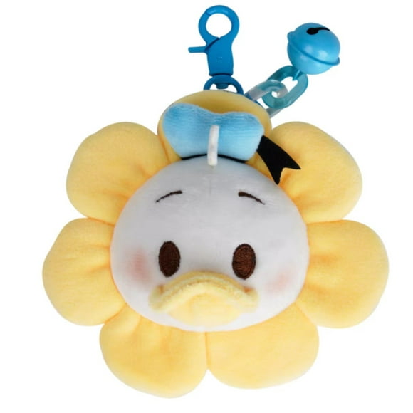 Disney Flower Fairy Series Doll Pendant Strawberry Winnie the Pooh Kiki Plush Toy Sleeping Doll（11cm Flower Fairy Donald Duck Pendant）