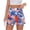 Blue, variant on Women's Swim Board Shorts with Pockets High Waisted Tummy Control Swimsuit Bathing Shorts for Women
