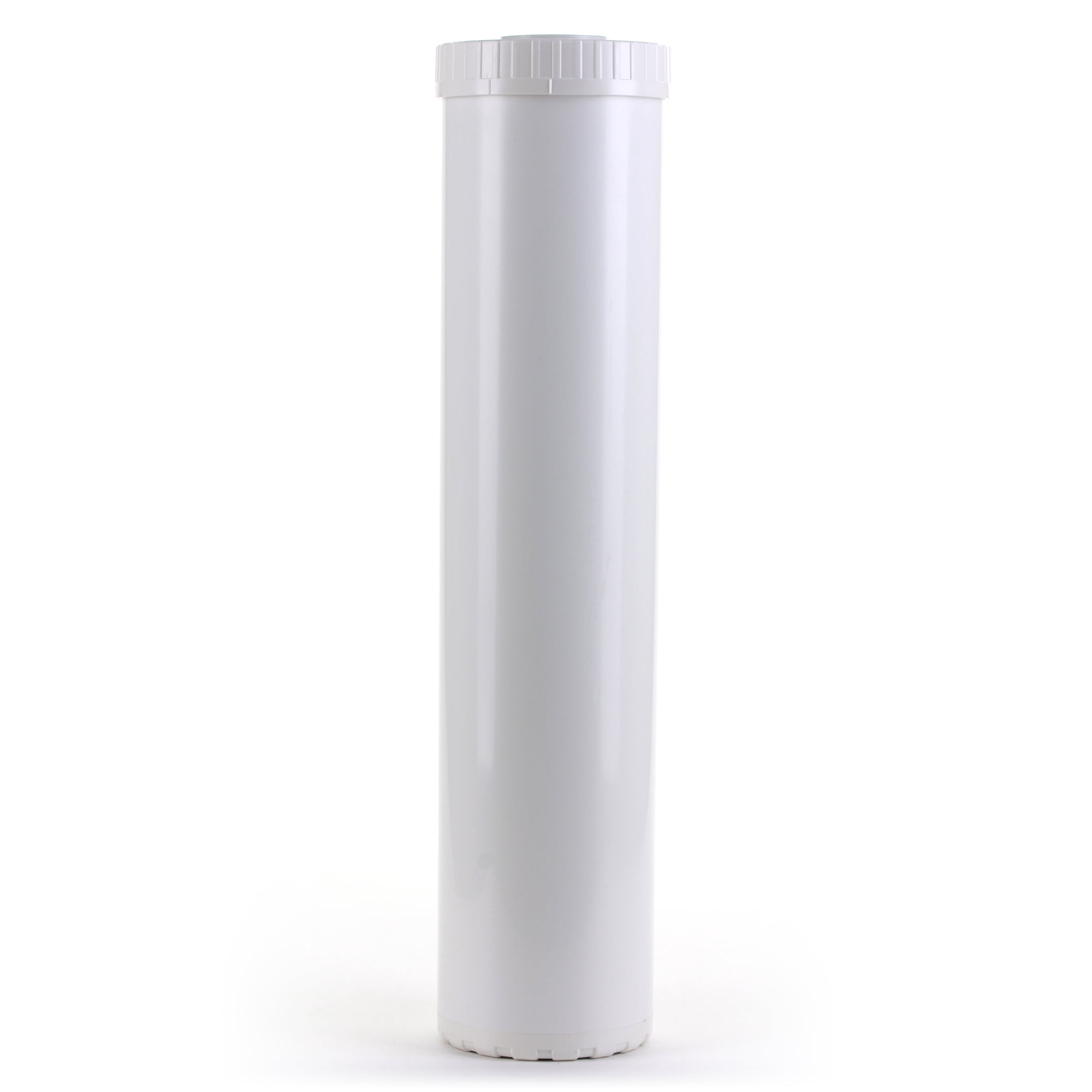Hydronix EC-4520W White Empty Water Filter Cartridge Durable Construction For Pre Post, Fits Standard Housings 4.5 x 20