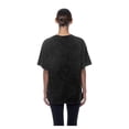 thumbnail image 5 of Women's New Era  Black New York Knicks Throwback Mineral Wash Oversized T-Shirt, 5 of 5