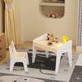 thumbnail image 7 of Innovation Works 2Pcs Wooden Kids Table and Chair Set, MDF Construction, Children Study Desk Furniture for 2-8 Years Old, 7 of 7