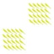 thumbnail image 1 of Wosthever Señuelo de superficie de cebo falso, bola de acero integrada, herramientas de pesca biónicas, resistencia a la tracción, atracción Amarillo fluorescente 2piezas, 1 of 6