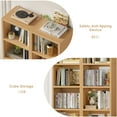 thumbnail image 3 of Homfa 8-Tier Wood Bookcase, 71'' Tall Storage Cube Organizer with Adjustable Shelves, 2PCS, Nature, 3 of 7