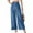 Sky Blue, variant on IDALL Wide Leg Pants Woman Lounge Pants Women Women Casual Palazzo Pants Boho Wide Leg Pants High Elastic Waist Summer Loose Beach Travel Vacation Baggy Pants Womens Pants Beige L