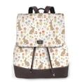 thumbnail image 1 of Disketp Happy Easter Mochila de Cuero para Mujer, Bolso de Espalda Antirrobo con Estilo para Viaje, Trabajo y Uso Diario, 1 of 4