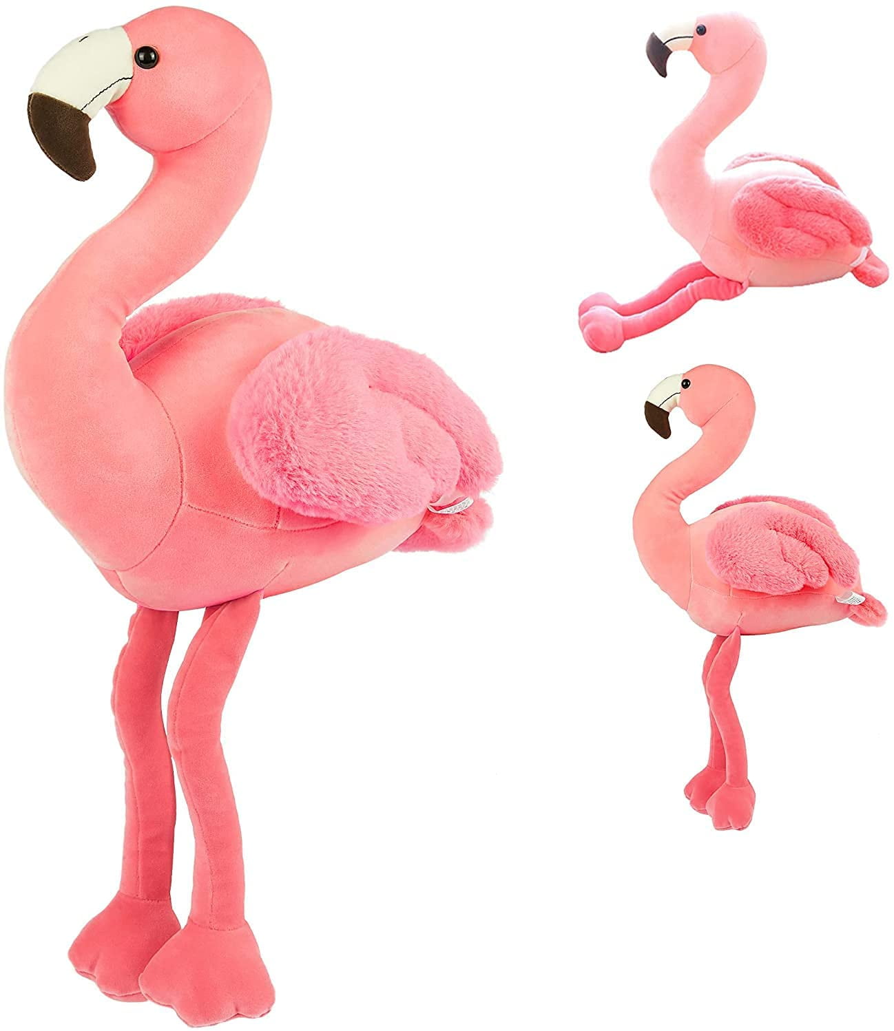 Frankie The Pink Flamingo Plush Stuffed By Jbear & Friends About 19” Long 