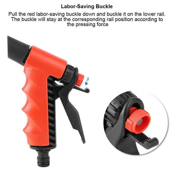 Scattering + Water Column PVC+PP Water Hose Sprayer, Hose Reel Kit, Eco-Friendly Practical Car Washing for Household Cleaning