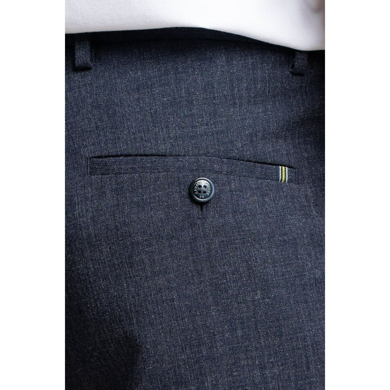 carvani♪ Cavani Tokyo - Men's Navy Blue Trousers - Walmart.com