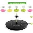 thumbnail image 2 of Solar Fountain, Upgraded with , Solar Powered Fountain Water Pump, Free Standing Floating Solar, 2 of 5