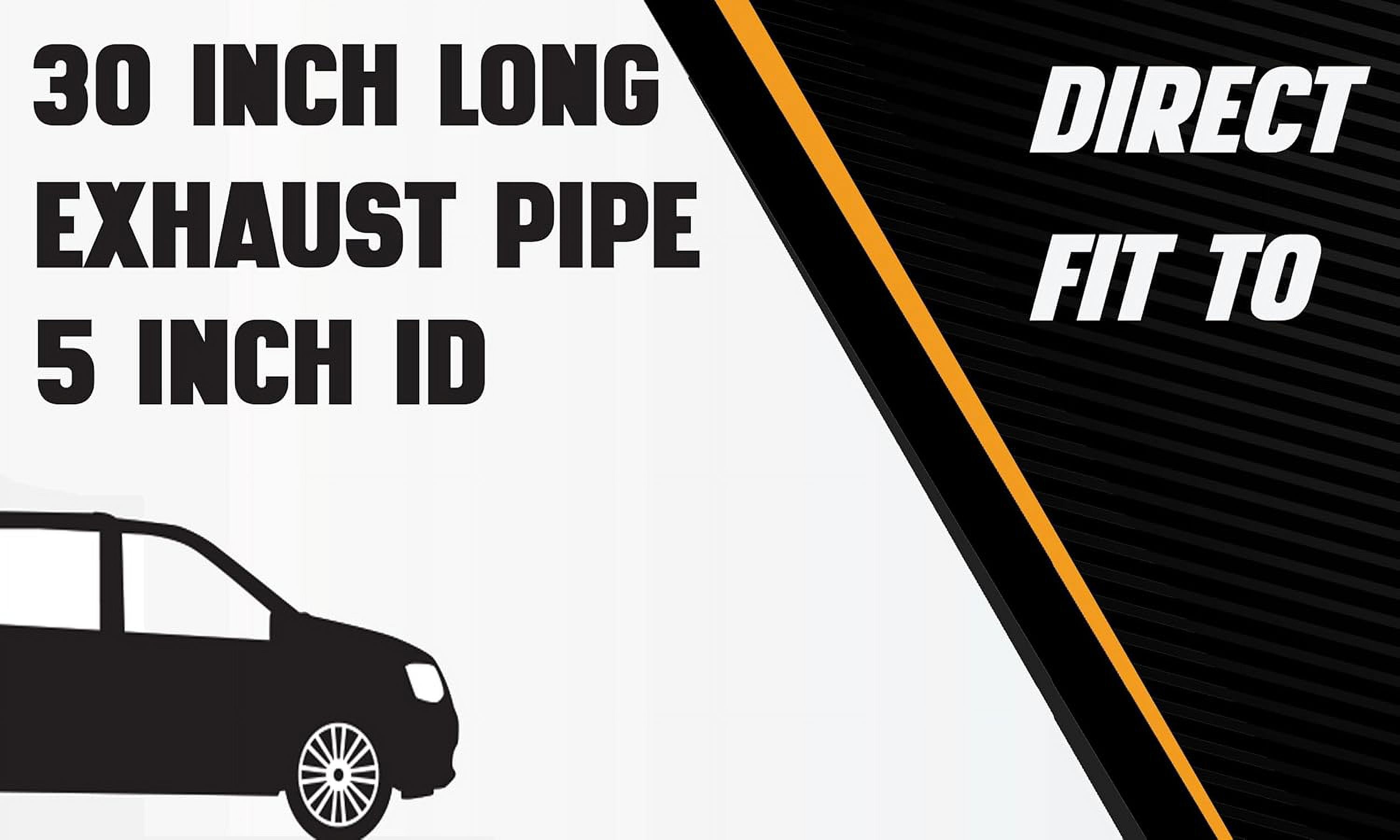 Northeastern Exhaust - 30 inch long Exhaust Pipe 5 inch ID