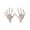 Witch Claws, variant on Tumdkd Halloween Skeleton Hand Ornaments, Witch Claws & Undead Ghost Hands for Wreath Making DIY, Plastic Party Home Decor