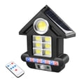 thumbnail image 2 of Xihbxyly Luces Solares con Sensor de Movimiento, Iluminación Led de Seguridad Impermeable, 4 Modos Inteligentes, Control Remoto, Luces de Pared Exteriores para Cercas de Jardín, Fácil Instalación, Ta, 2 of 7