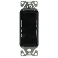 thumbnail image 2 of Eaton Cooper 7503BK-SP-L Decorator Rocker Switch, 15A,120/277V, 3-Way, Black, 2 of 4