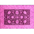 thumbnail image 1 of Ahgly Company Indoor Rectangle Oriental Pink Traditional Area Rugs, 3' x 5', 1 of 4