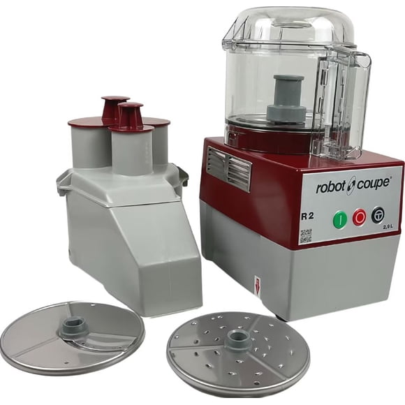 Robot Coupe R2N CLR Continuous Feed Combination Food Processor with 3-Quart Clear Polycarbonate Bowl, 1-HP, 120-Volts