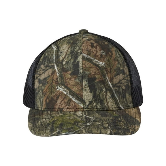Outdoor Cap OC771C Structured Camo Trucker With Solid Mesh Back Hat - MSY OAK CT