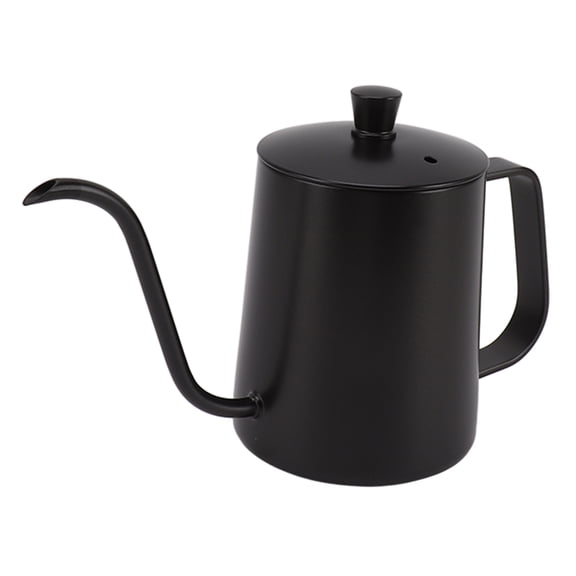 Sorven Coffee Gooseneck Kettle Drip Coffee Maker Kettle, Stainless Steel Small Pour Over Coffee Kettle for Home Black 350ml