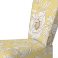 thumbnail image 3 of Designart "Yellow Peony Flower " Upholstered Cabin & Lodge Accent Chair and Arm Chair, 3 of 5