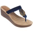 thumbnail image 2 of Grendha Women's Tribal Platform Sandal (Blue;Size 9), 2 of 2