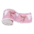 thumbnail image 4 of Cinta navideña decorativa, cinta para envolver regalos multiusos. Alce rosa, 4 of 9