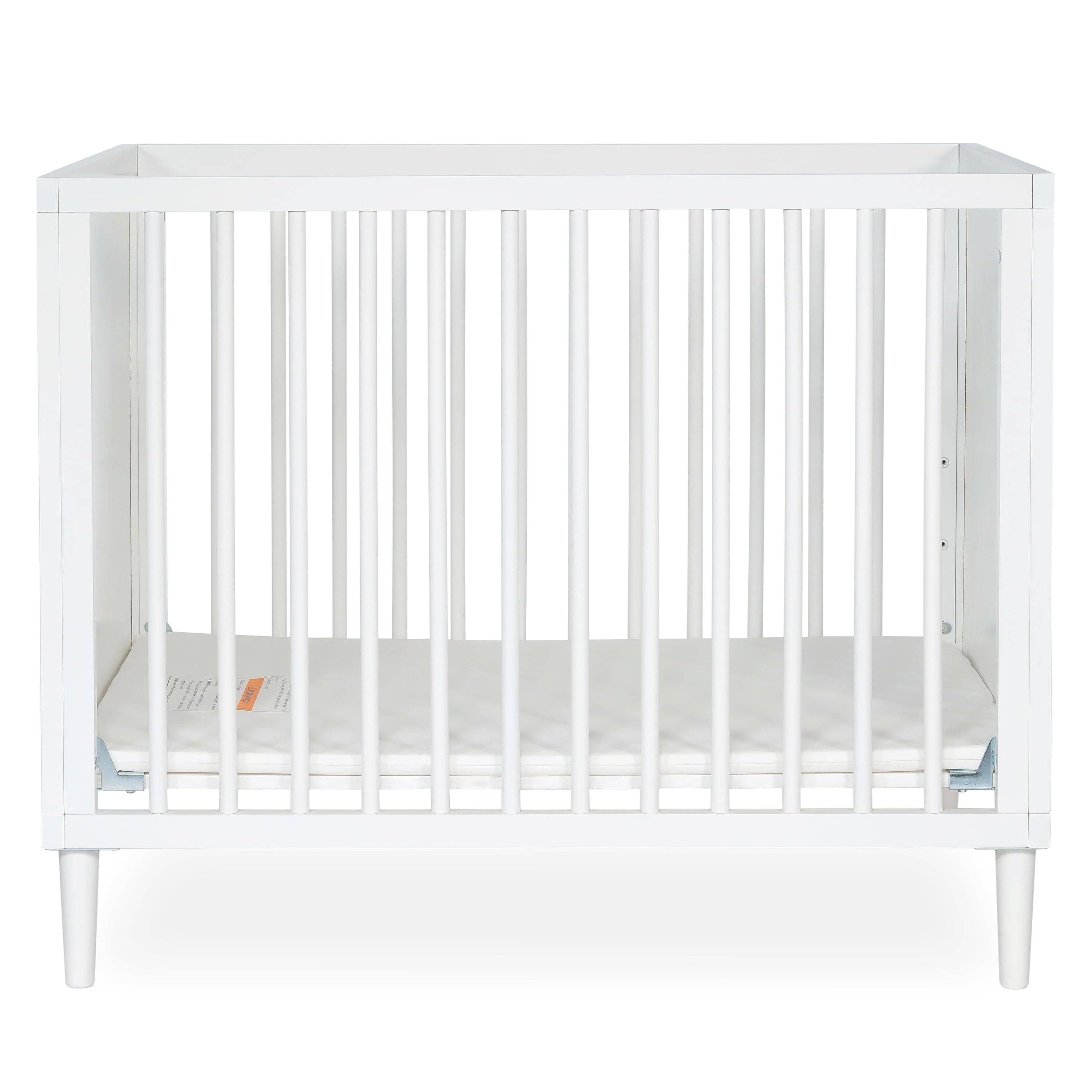 Dream On Me Lucas Mini Modern Crib With Rounded Spindles I