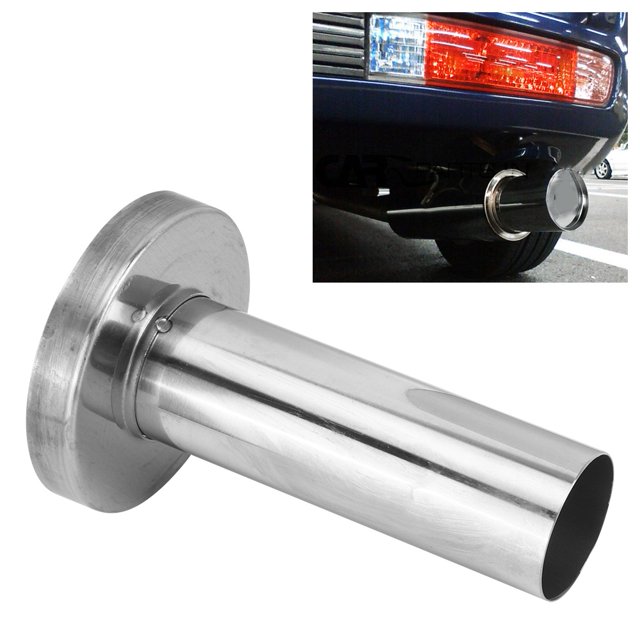 Aramox Universal Stainless Steel Removable Car Muffler Car Exhaust Muffler Car Modification Accessories