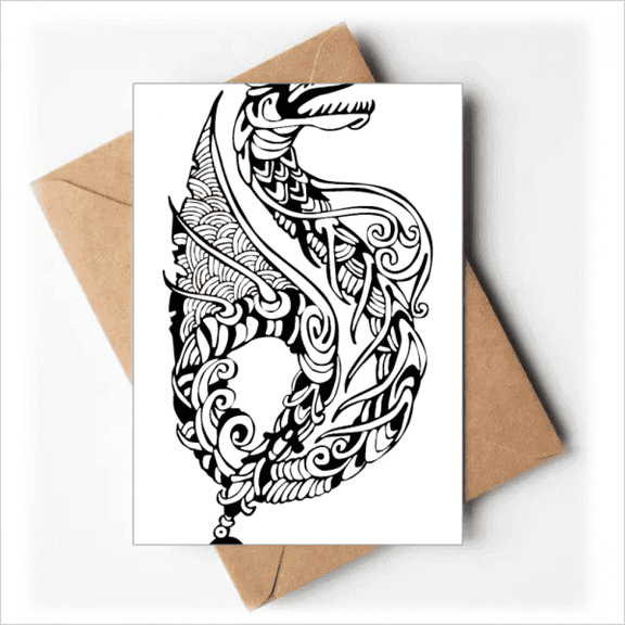 Culture Chinese Line China Dragon Greeting Cards You are Invited Invitations