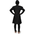 thumbnail image 5 of MuXiKeJi Clothes Women Modest Swimsuits Swimwear Full Body Swim Tops Pants Hijab 4 Piece Rash Guard S-XL, 5 of 7