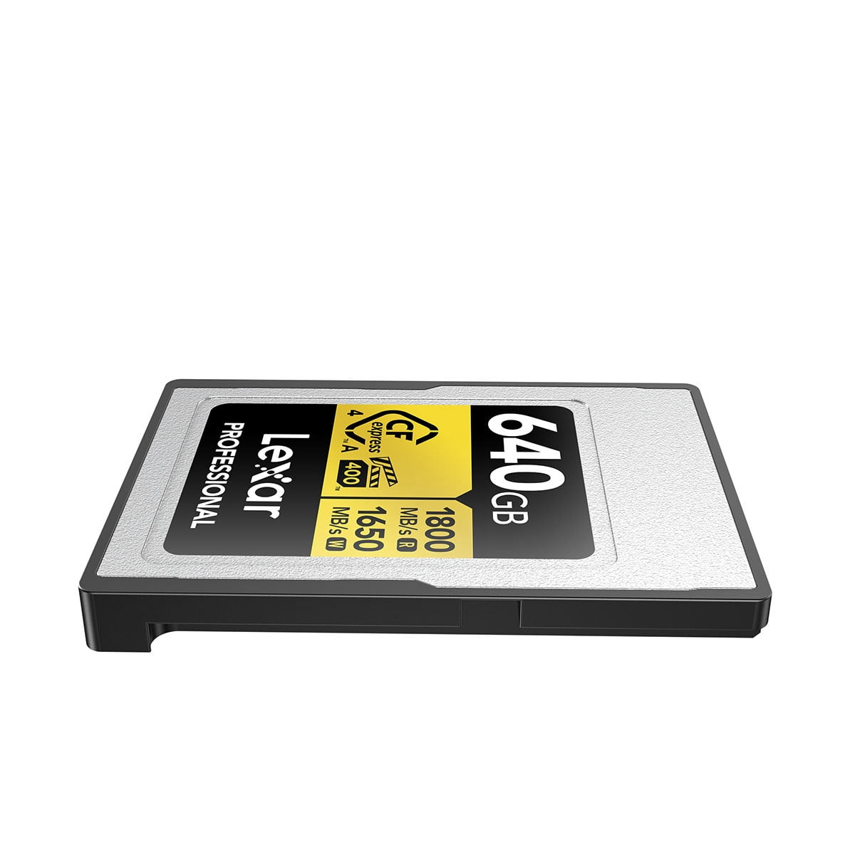 Lexar 640GB Professional GOLD CFexpress 4.0 Type A Memory Card with 1800MB/s Read and 1650MB/s Write